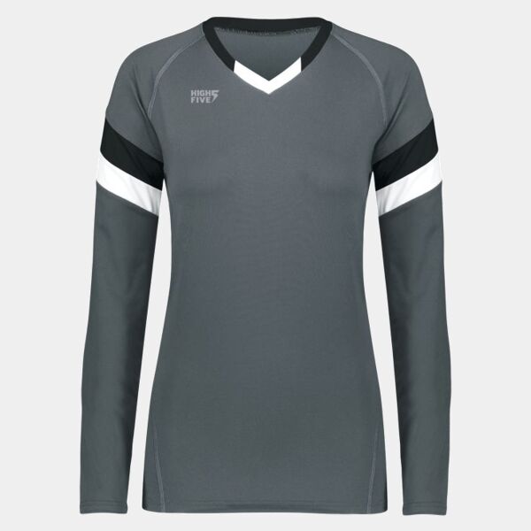Ladies TruHit Tri-Color Long Sleeve Jersey Thumbnail