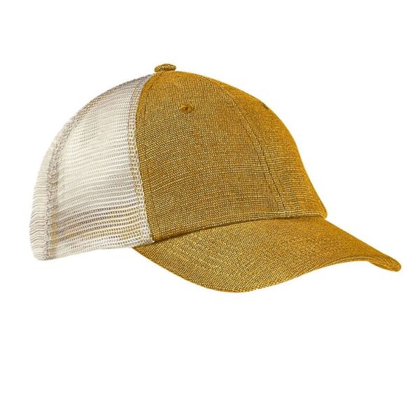 Washed Hemp Soft Mesh Trucker Cap Thumbnail