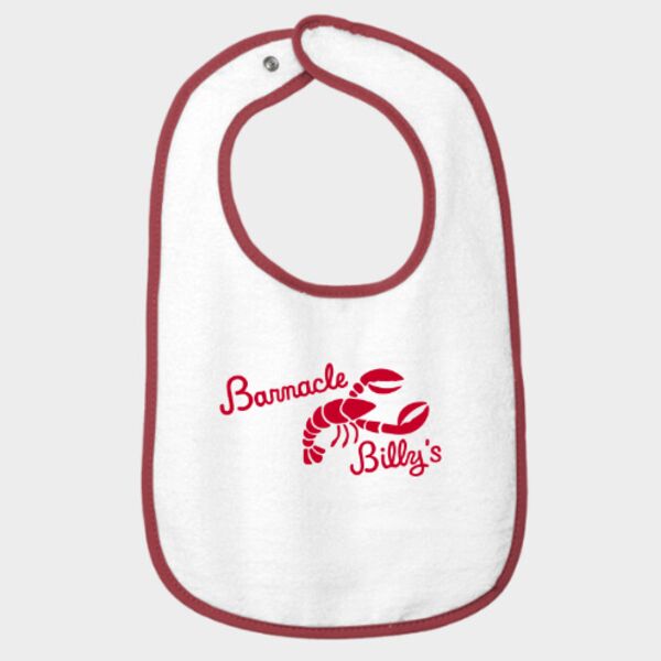 Classic Billy's Contrast Trim Terry Bib Thumbnail