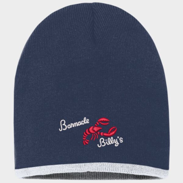 Classic Billy's Bottom-Striped Knit Beanie Thumbnail