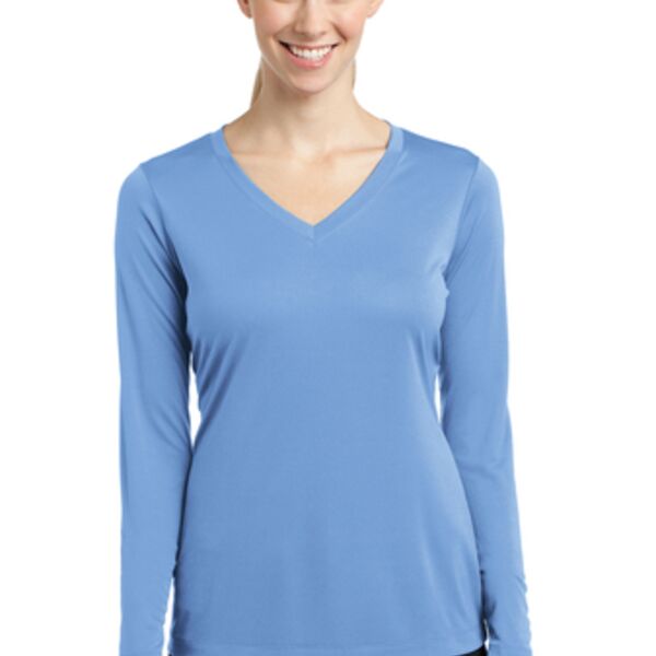 Sport-Tek® Ladies Long Sleeve PosiCharge® Competitor™ V-Neck Tee Thumbnail
