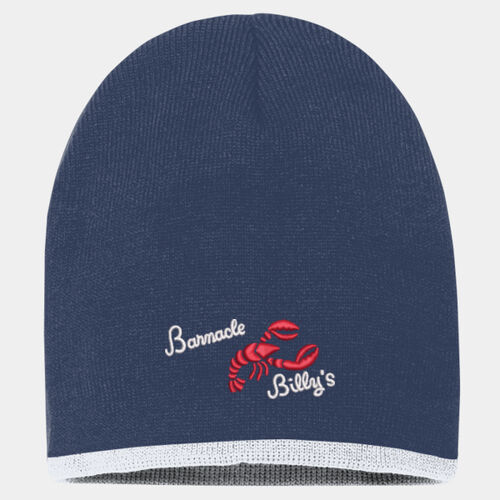 Classic Billy's Bottom-Striped Knit Beanie Thumbnail